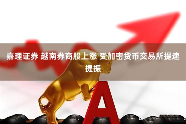 嘉理证券 越南券商股上涨 受加密货币交易所提速提振